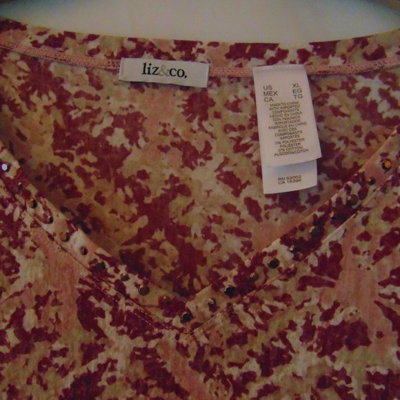 Pink Marbled Blouse - Picture 2 of 3